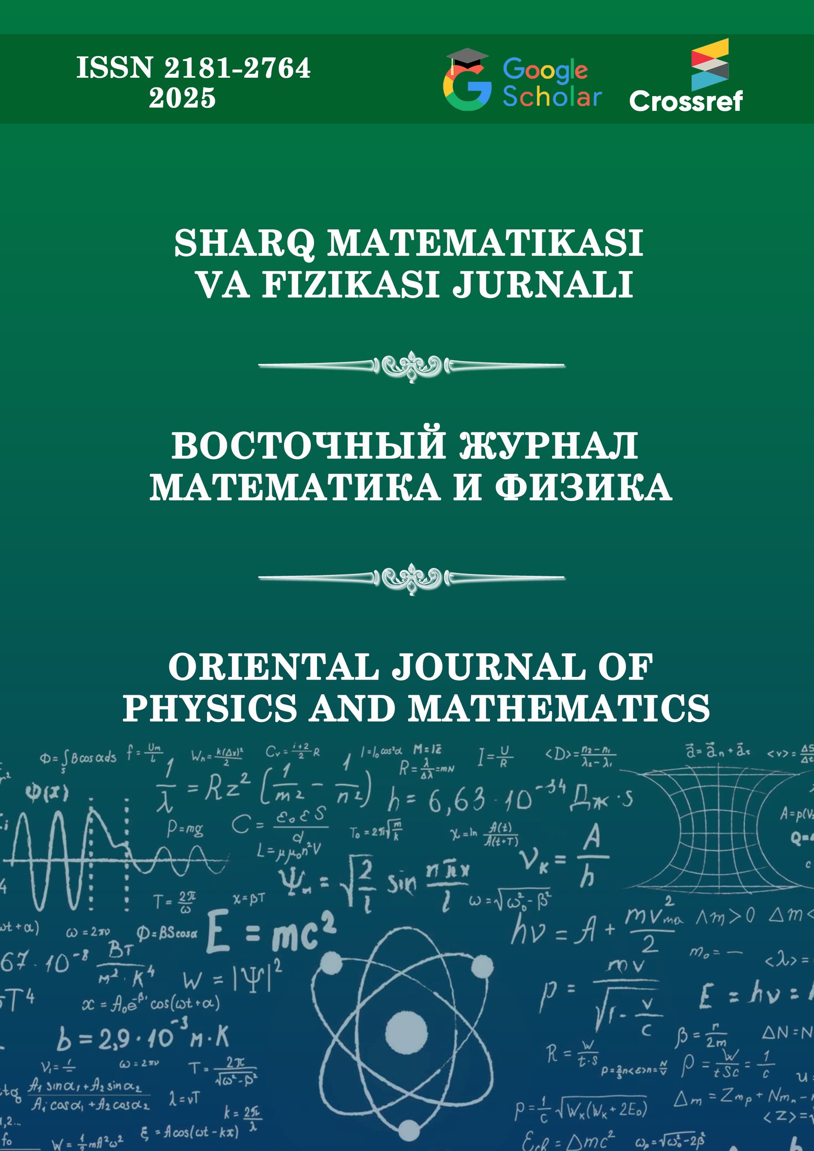 Oriental Journal of Physics and Mathematics 